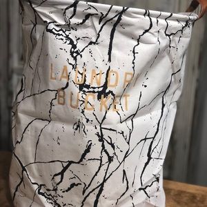 White Laundry Basket, White Hamper, Laundry Room, Home Decor